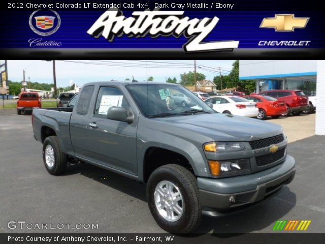 2012 Chevrolet Colorado LT Extended Cab 4x4 in Dark Gray Metallic