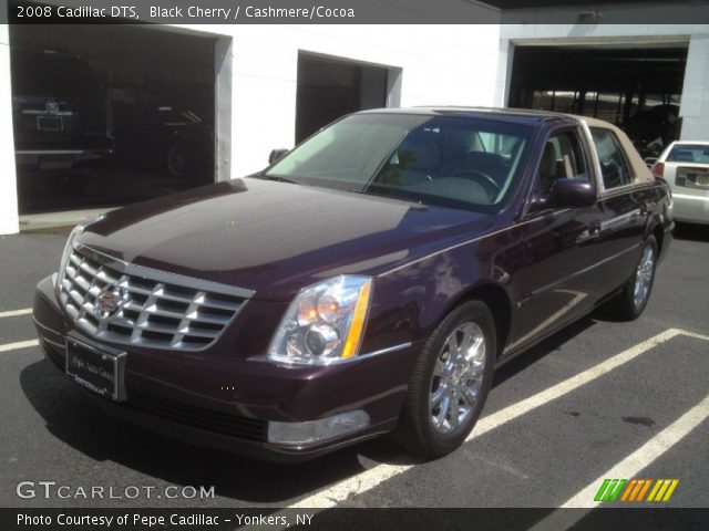 2008 Cadillac DTS  in Black Cherry