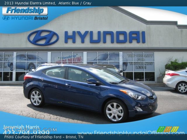 2013 Hyundai Elantra Limited in Atlantic Blue