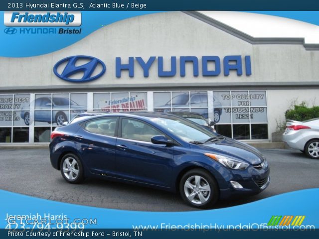 2013 Hyundai Elantra GLS in Atlantic Blue