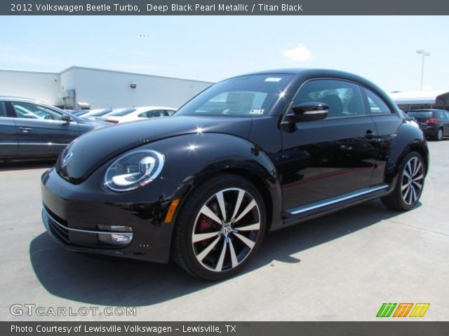 2012 Volkswagen Beetle Turbo in Deep Black Pearl Metallic