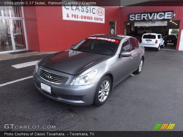 2009 Infiniti G 37 Sedan in Platinum Graphite