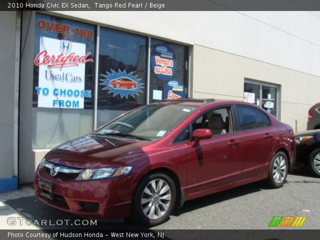 2010 Honda Civic EX Sedan in Tango Red Pearl