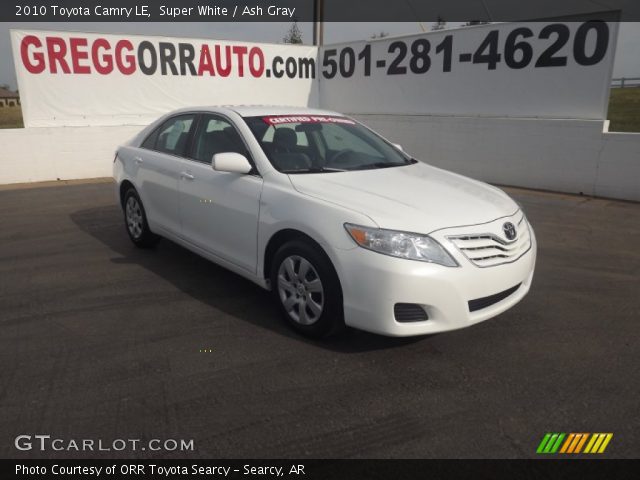 2010 Toyota Camry LE in Super White
