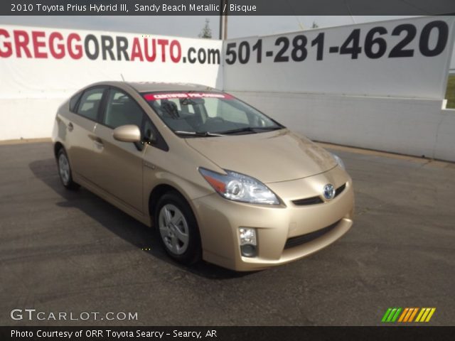 2010 Toyota Prius Hybrid III in Sandy Beach Metallic