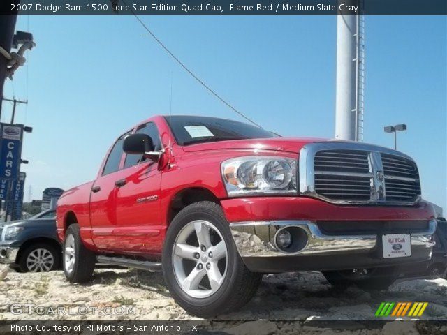 2007 Dodge Ram 1500 Lone Star Edition Quad Cab in Flame Red