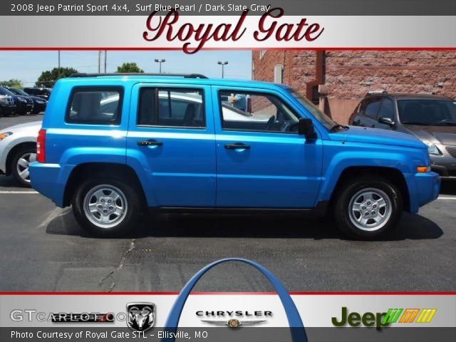2008 Jeep Patriot Sport 4x4 in Surf Blue Pearl