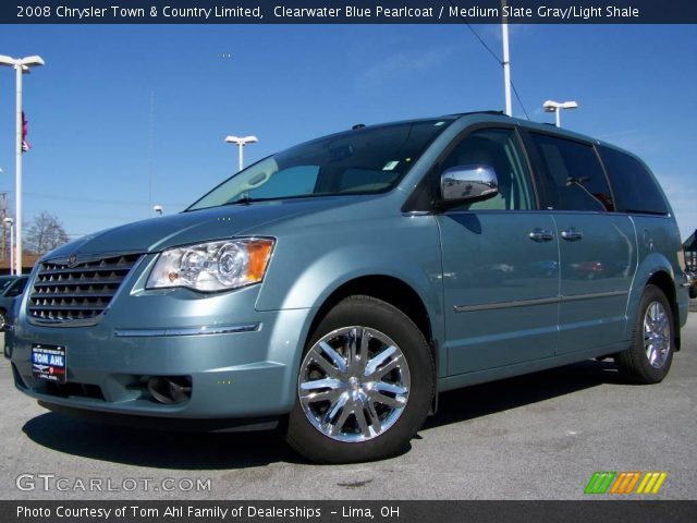 2008 Chrysler Town & Country Limited in Clearwater Blue Pearlcoat