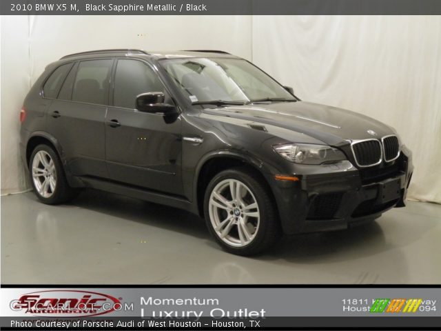 2010 BMW X5 M  in Black Sapphire Metallic