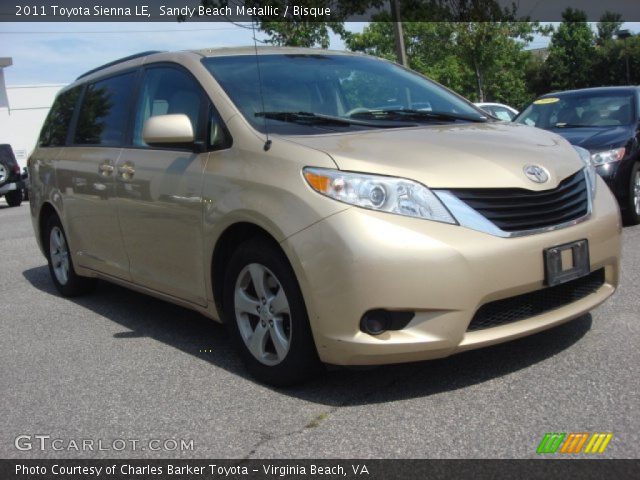 2011 Toyota Sienna LE in Sandy Beach Metallic