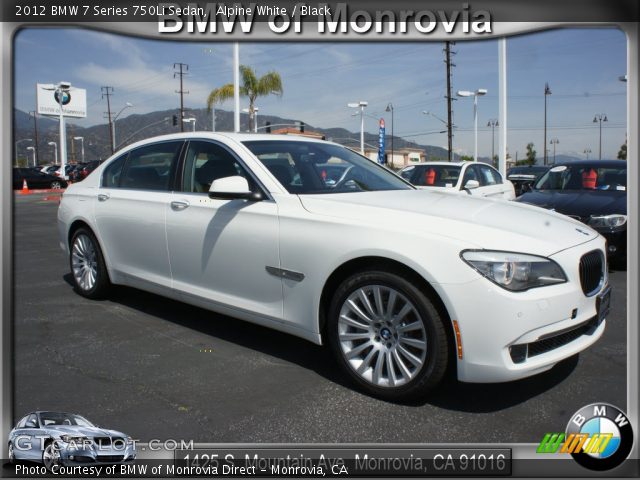 2012 BMW 7 Series 750Li Sedan in Alpine White