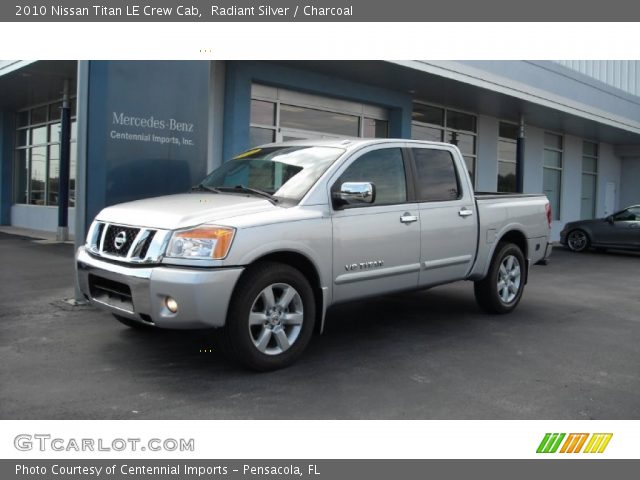 2010 Nissan Titan LE Crew Cab in Radiant Silver
