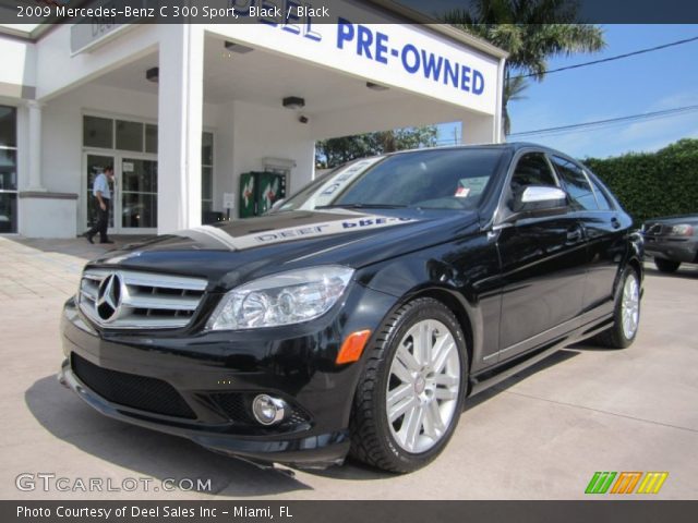 2009 Mercedes-Benz C 300 Sport in Black