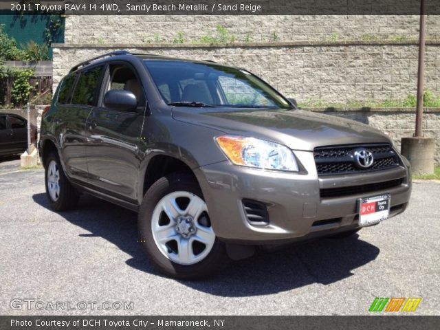 2011 Toyota RAV4 I4 4WD in Sandy Beach Metallic