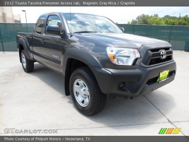 2012 Toyota Tacoma Prerunner Access cab in Magnetic Gray Mica