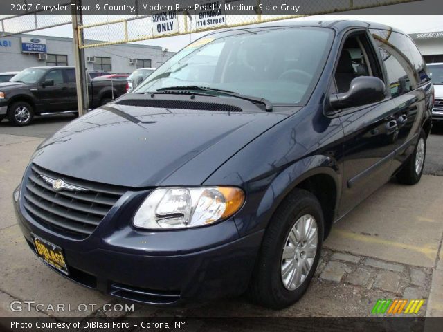 2007 Chrysler Town & Country  in Modern Blue Pearl