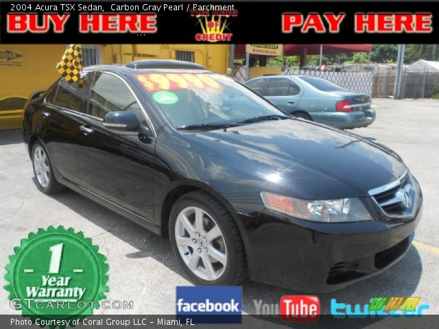 2004 Acura TSX Sedan in Carbon Gray Pearl