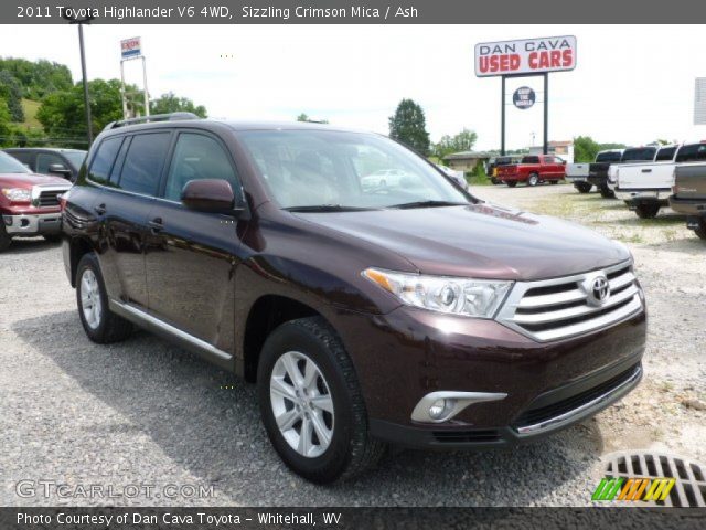 2011 Toyota Highlander V6 4WD in Sizzling Crimson Mica