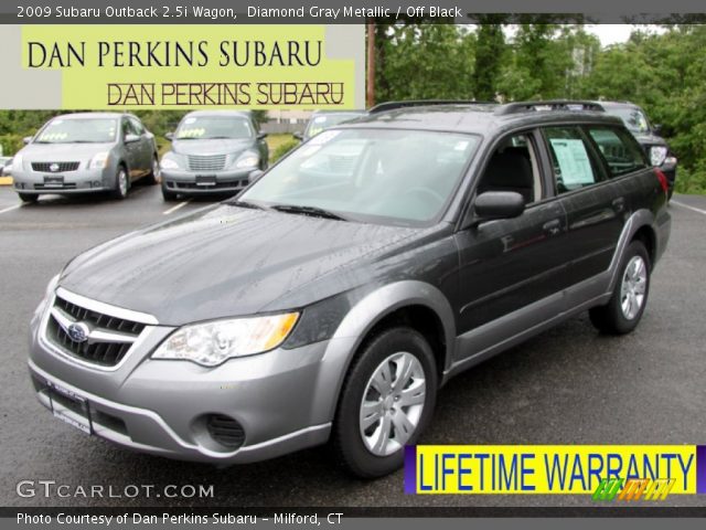 2009 Subaru Outback 2.5i Wagon in Diamond Gray Metallic