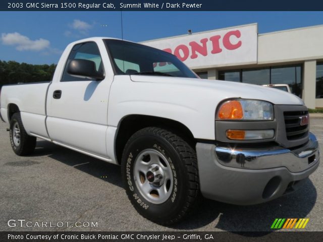 2003 GMC Sierra 1500 Regular Cab in Summit White