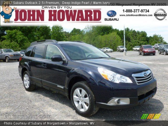 2012 Subaru Outback 2.5i Premium in Deep Indigo Pearl