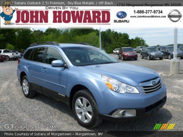 2012 Subaru Outback 2.5i Premium in Sky Blue Metallic