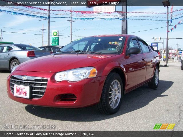 2005 Chrysler Sebring Touring Sedan in Deep Red Pearl