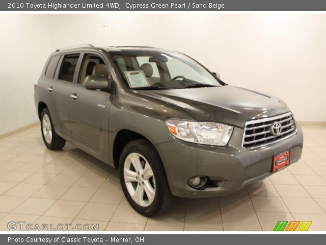 2010 Toyota Highlander Limited 4WD in Cypress Green Pearl