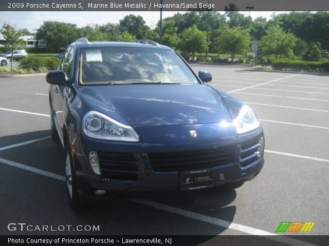 2009 Porsche Cayenne S in Marine Blue Metallic