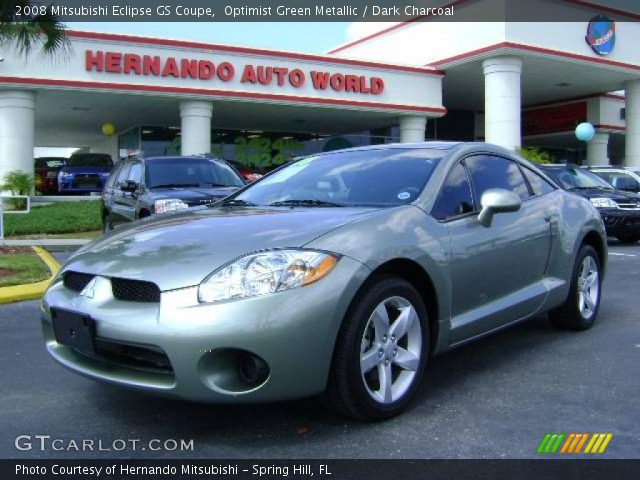 2008 Mitsubishi Eclipse GS Coupe in Optimist Green Metallic