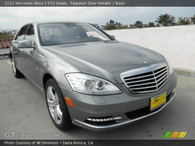 2012 Mercedes-Benz S 550 Sedan in Paladium Silver Metallic