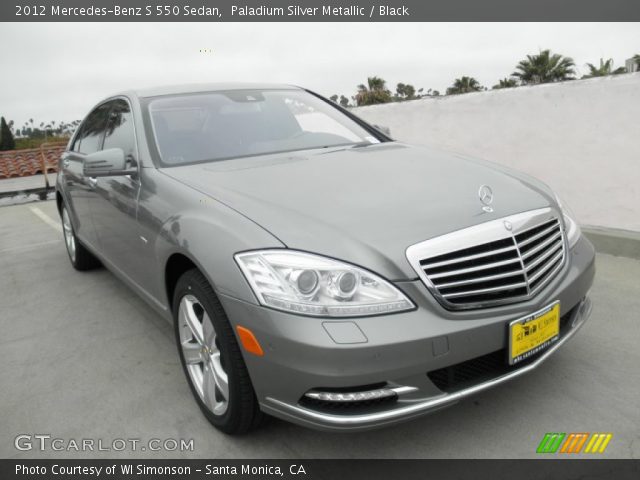 2012 Mercedes-Benz S 550 Sedan in Paladium Silver Metallic