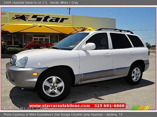 2005 Hyundai Santa Fe LX 3.5 in Nordic White