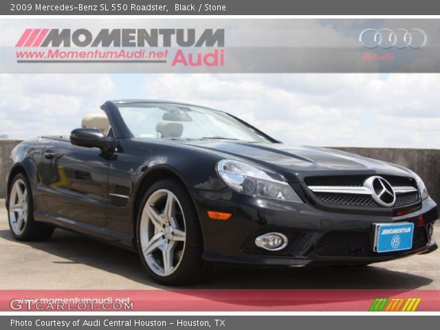 2009 Mercedes-Benz SL 550 Roadster in Black