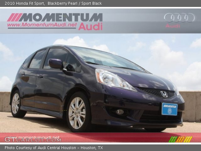 2010 Honda Fit Sport in Blackberry Pearl