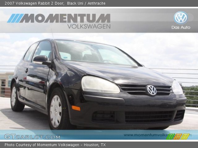 2007 Volkswagen Rabbit 2 Door in Black Uni