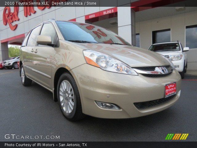 2010 Toyota Sienna XLE in Desert Sand Mica