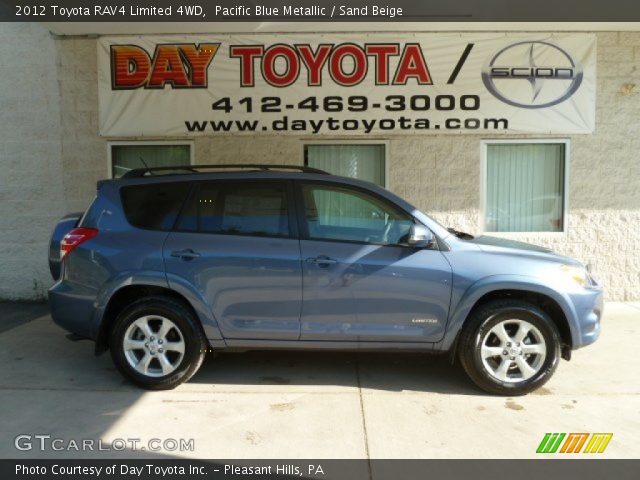 2012 Toyota RAV4 Limited 4WD in Pacific Blue Metallic