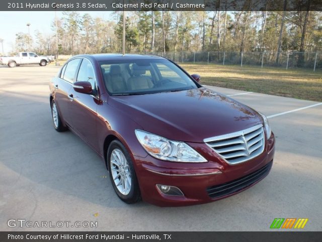 2011 Hyundai Genesis 3.8 Sedan in Cabernet Red Pearl