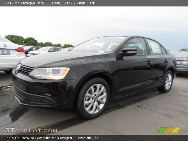 2012 Volkswagen Jetta SE Sedan in Black