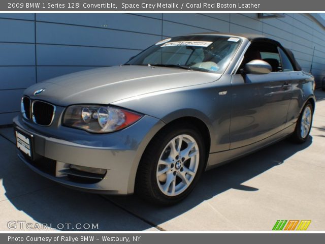 2009 BMW 1 Series 128i Convertible in Space Grey Metallic