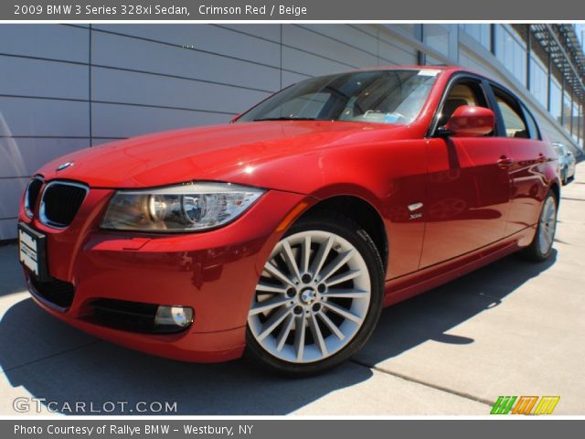 2009 BMW 3 Series 328xi Sedan in Crimson Red