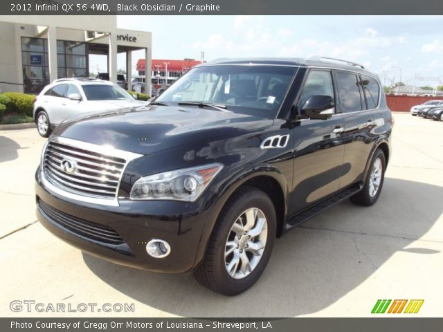 2012 Infiniti QX 56 4WD in Black Obsidian