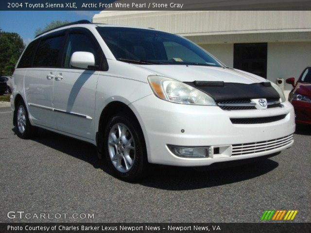 2004 Toyota Sienna XLE in Arctic Frost White Pearl