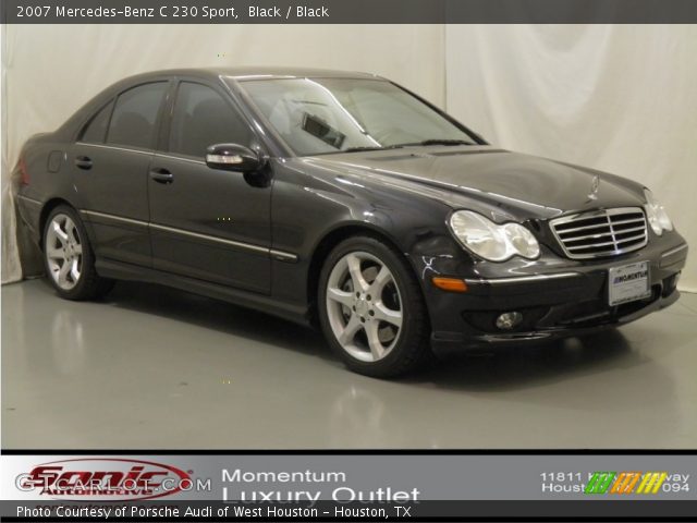 2007 Mercedes-Benz C 230 Sport in Black