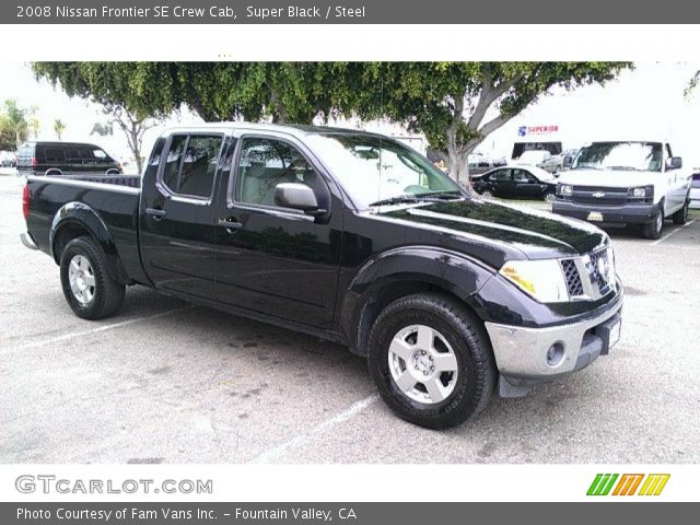 2008 Nissan Frontier SE Crew Cab in Super Black