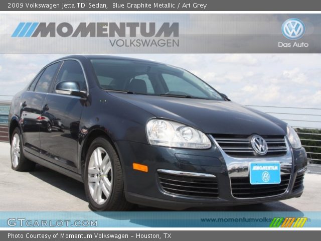 2009 Volkswagen Jetta TDI Sedan in Blue Graphite Metallic