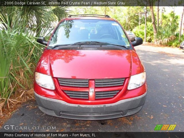 2006 Dodge Caravan SE in Inferno Red Crystal Pearl