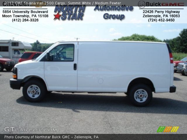 2012 GMC Savana Van 2500 Cargo in Summit White