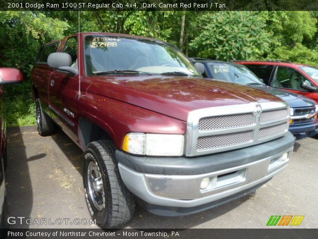 2001 Dodge Ram 1500 ST Regular Cab 4x4 in Dark Garnet Red Pearl